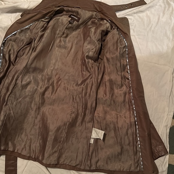 Brown leather Danier jacket - Picture 5 of 7